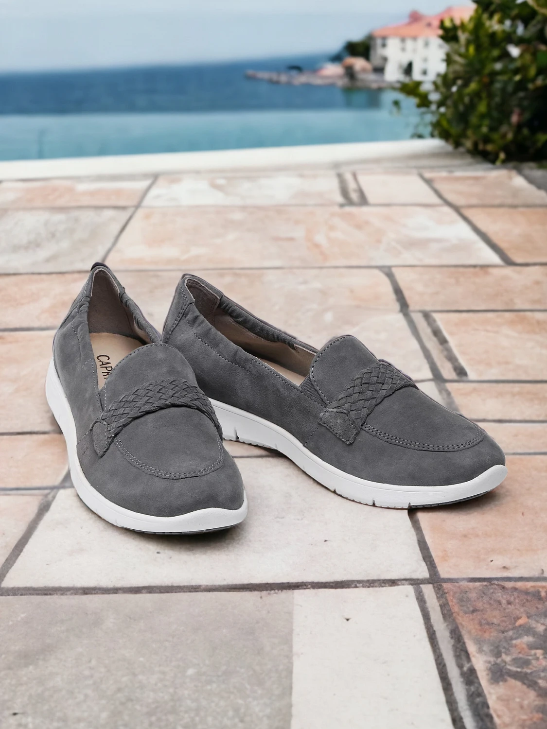 Caprice Suede Braid Loafer 3 Caprice Suede Braid Loafer