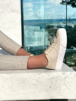 Duffy Textile Shoes Beige