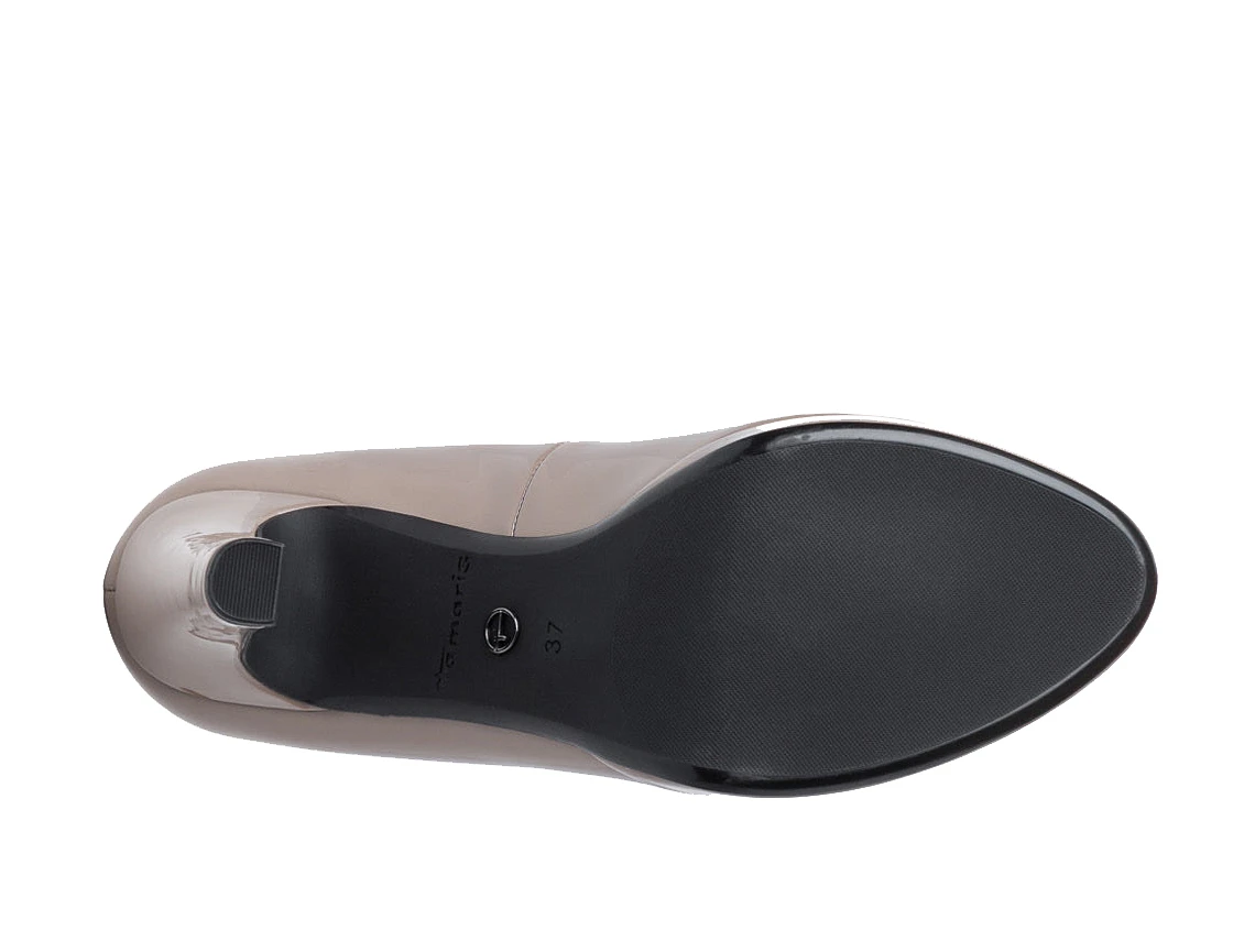 Tamaris Taupe Patent Pumps 5 Tamaris Taupe Patent Pumps - Bilde 3