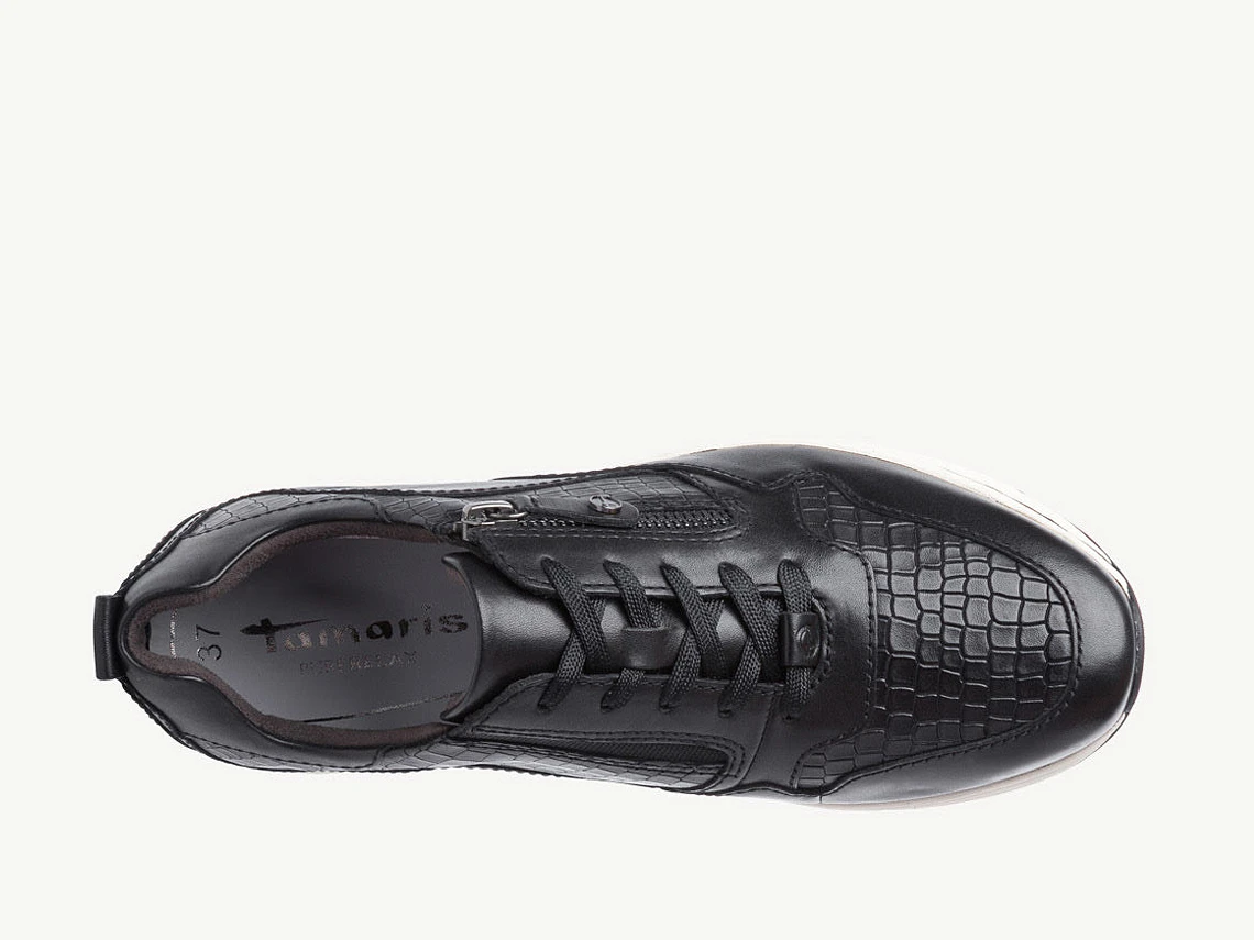 Tamaris Croco Black Sneak 4 Tamaris Croco Black Sneak - Bilde 2