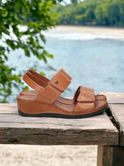 Caprice Nappa Nut Sandal