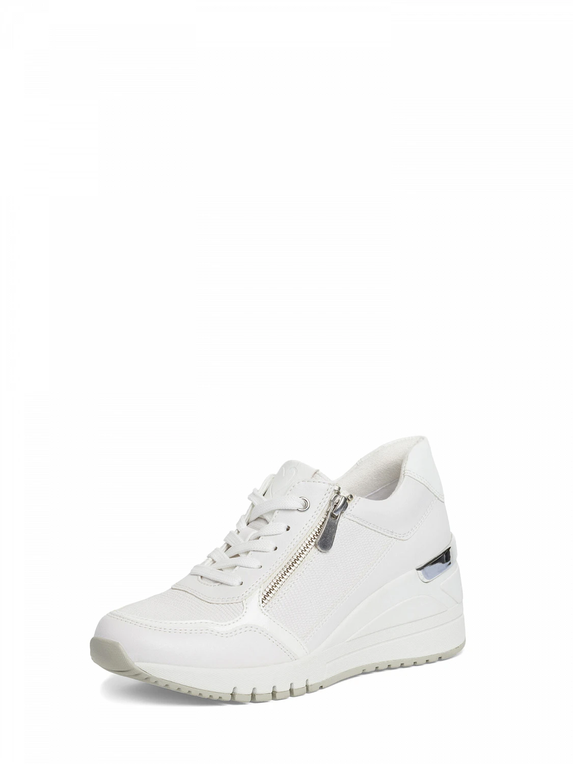 Marco Tozzi White Silver Kilehæl 4 Marco Tozzi White Silver Kilehæl - Bilde 2