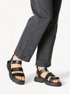 Black Strap Sandal