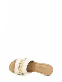 Gabor White Gold Sandal 21 Gabor White Gold Sandal -ECCO Shop 36358 09